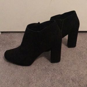 Black Suede Booties